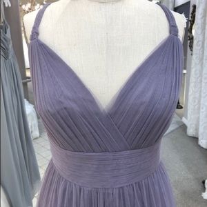 Wtoo bridesmaids dress style 244 in Heather